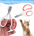 Bearded dragon grooming accessories with curved precision blades close up