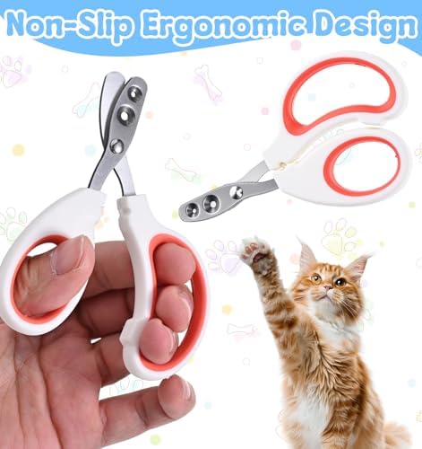 Bearded dragon grooming accessories with curved precision blades close up