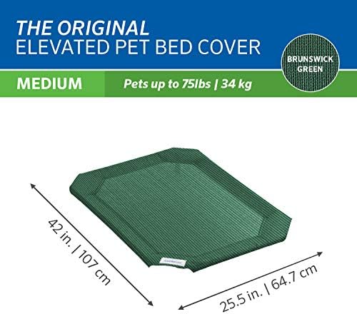 Weather resistant outdoor pet bed cover replacement for medium breeds