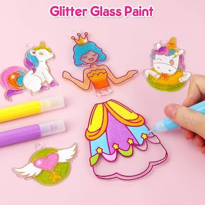 Interchangeable plastic princess pieces from the Mocoosy craft kit