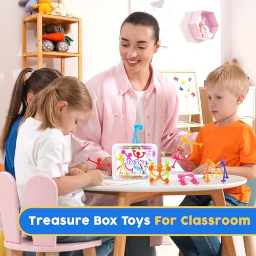 Close up of multicolored silicone suction cup fidget toys