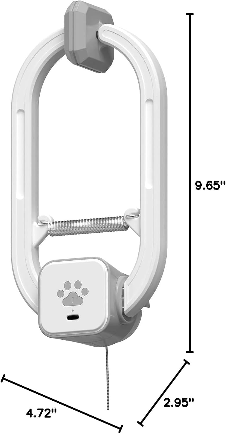 Interactive Cat Toy, Rechargeable Electric Cat Teaser, Hanging Door cat Toy, 2 Motion Modes (360 degrees Spin & Irregular Jumping), Smart Auto Cat Toy for Exercise & Fun, Grey - Image 10