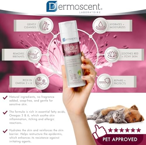 Petmate Dermoscent Atop 7 allergy relief shampoo ingredients list