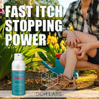 DCH Labs anti itch spray continuous multi angle can application for touch free rash relief