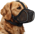 Side profile of Bonthee breathable soft dog muzzle