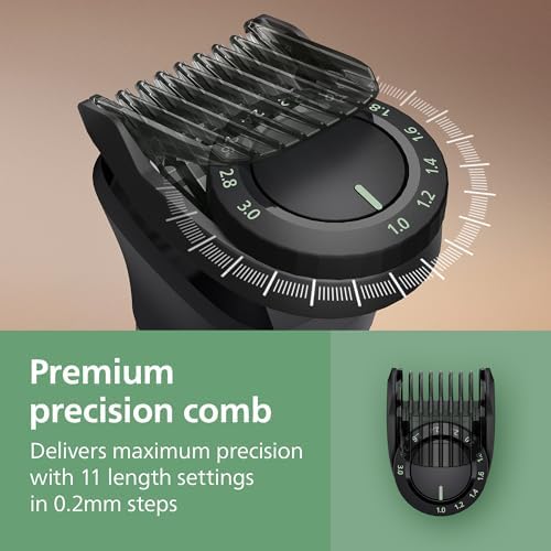 Norelco all in one grooming kit featuring the premium precision comb for hair clipping