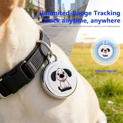 IOYDC subscription free GPS tracker back view showing powerful built in magnets