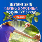 Cutter Poison Ivy Drying and Soothing aerosol can angled view depicting easy spray nozzle.