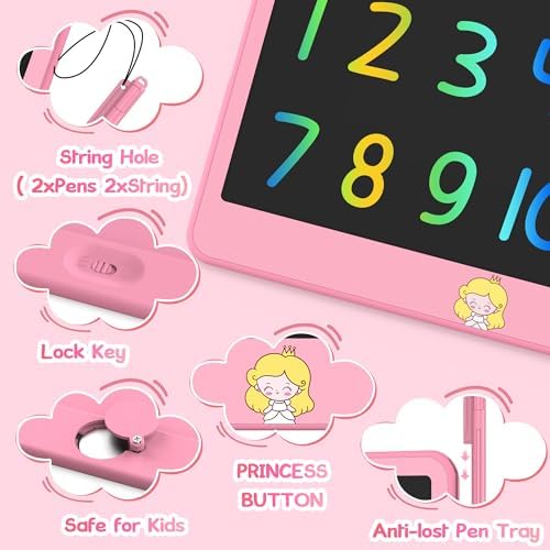 Accessories included with Hockvill 12 inch writing tablet