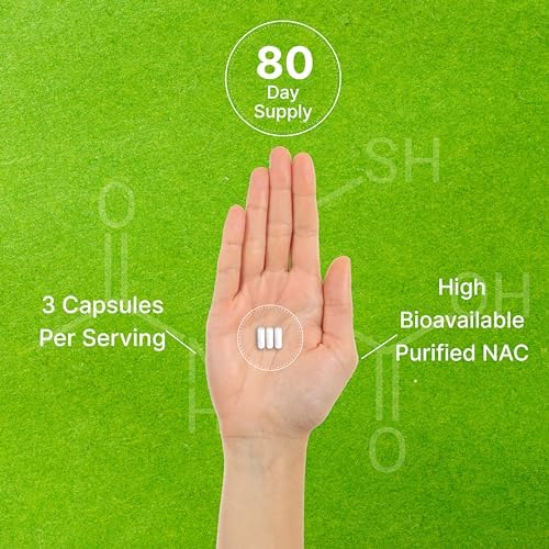DEAL SUPPLEMENT NAC Supplement (N-Acetyl Cysteine) 1,000mg Per Serving with Reduced Glutathione, 240 Capsules – Antioxidant Support for Immune Health, Lung, & Liver Function - Image 5
