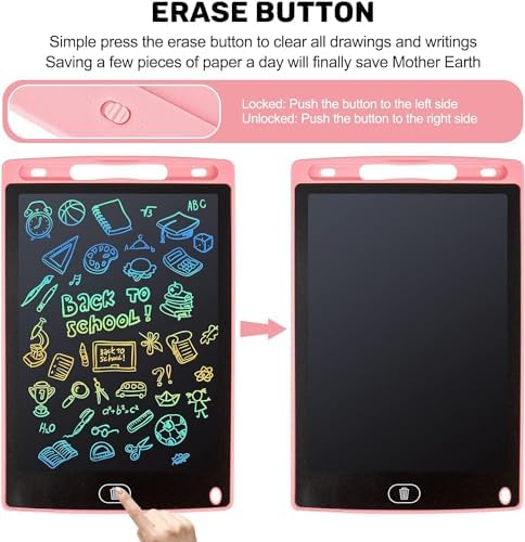 Two pack electronic doodle boards in pink and blue