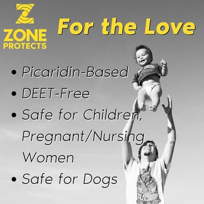 Authentic Zone Protects Picaridin towelettes for family mosquito and tick safety