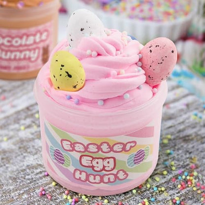 MOREDOTS prefilled sensory toy eggs placed inside a decorative holiday basket