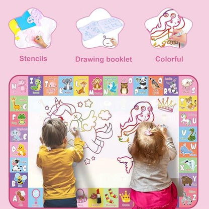 Folded Wedopro water doodle mat for easy storage