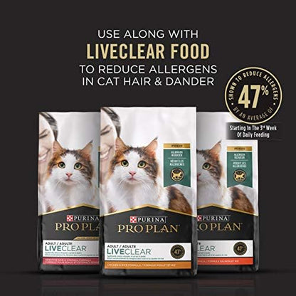 Dander reducing waterless grooming foam for kittens and cats