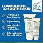 Natural Path Silver Wings skin care gel texture and consistency display