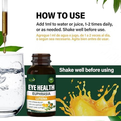 Verdeherb natural eye supplement dropper bottle