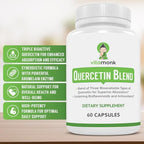 VitaMonk Quercetin Complex supplement facts nutrition label