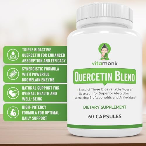 VitaMonk Quercetin Complex supplement facts nutrition label