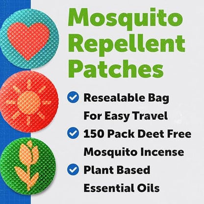 Child-friendly design of RiptGear mosquito patch