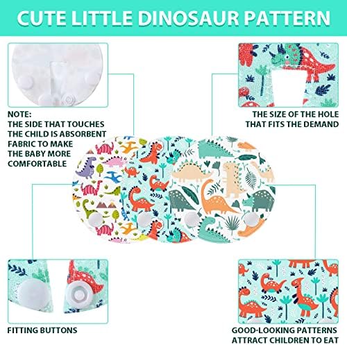 Soft microfiber texture of Breling feeding tube pads close up