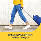 Side profile of the slim design Dr. Scholl's walking inserts.