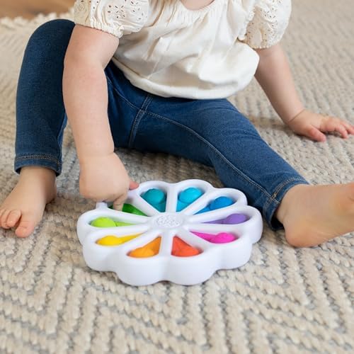 Durable plastic frame of the authentic imported preschool fidget toy showing tactile design elements.