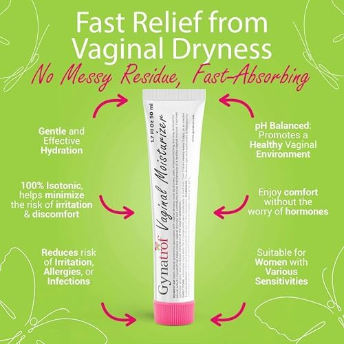 Gynatrof feminine care moisturizer with reusable applicator for precise internal use.