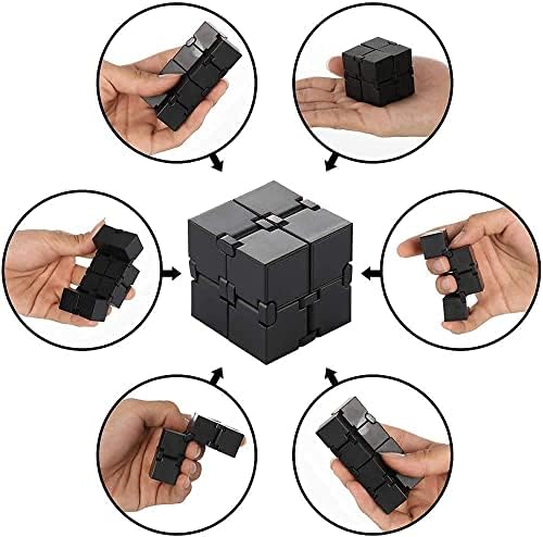 Compact stress relieving desktop gadget resting inside a pocket for portability.