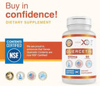 Genex Formulas Quercetin 60 capsules supplement facts label