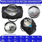 Supromomi mommy bag interior compartments and insulated pockets