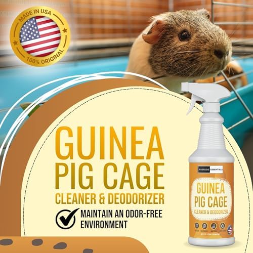 Back label details of Riverside Essentials small animal deodorizer spray showing ingredients
