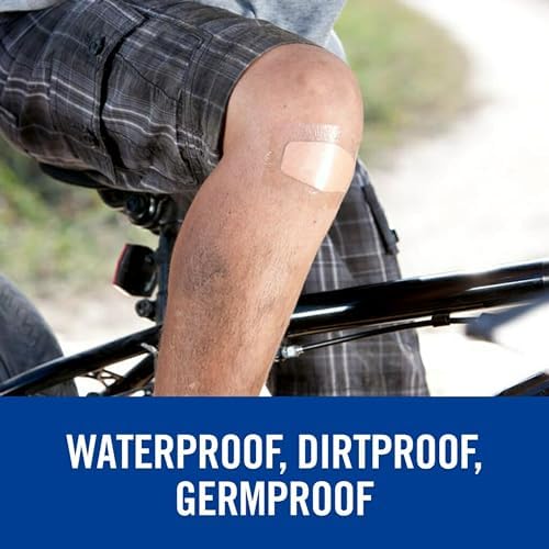 3M Nexcare clear bandages showing 360 degree seal technology for waterproofing.