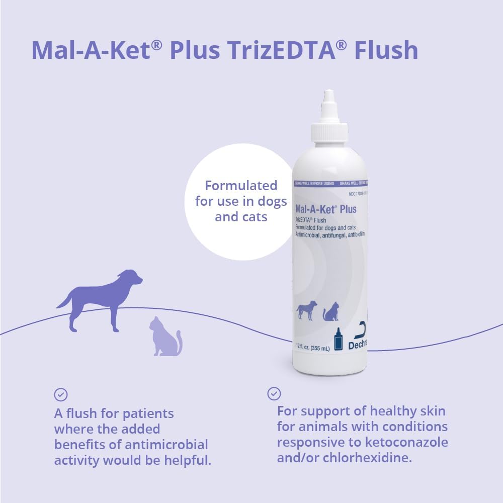 Close up of the convenient applicator nozzle on the Mal-A-Ket twelve fluid ounce bottle