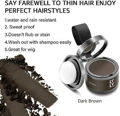 Abomet hair shadow powder packaging open view