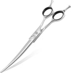 Fenice Totem 7 inch curved thinning shears for professional dog groomers