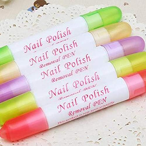 Close up of JYS365 nail polish remover pen felt tip