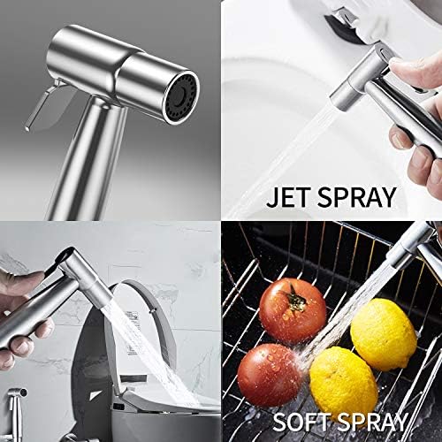 Yawenner stainless steel bidet sprayer components and hose