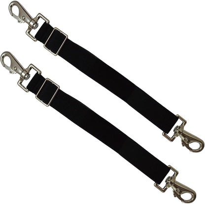 Gaitwin adjustable winter blanket strap showing the three hundred and sixty degree rotating clip hardware