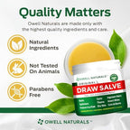 OWELL NATURALS vegan and paraben free drawing balm for traditional skincare