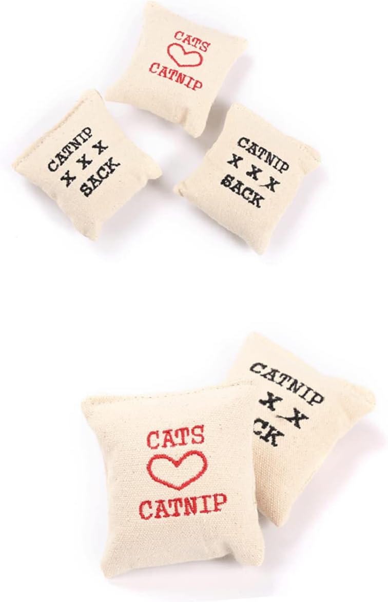 Toyvian scratching and bite resistant canvas sachets collection pack