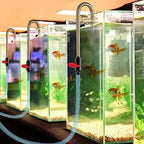 Dreyoo aquarium water changer hook showing full dimensions and durable hot bent PVC structure