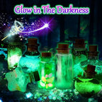 Jopsheen potion bottles glowing in the dark