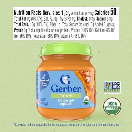 Gerber Organic vegetable puree 10-pack set packaging