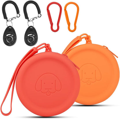 WALLFID small zippered training bag for dogs and cats side profile