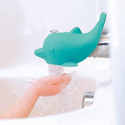 Nuby Bathtub Safety Spout Guard dolphin design front view