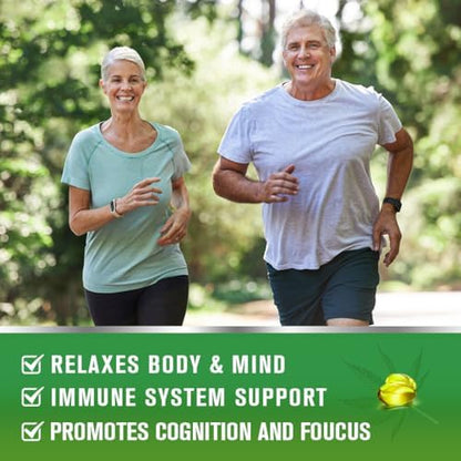 Two pack Wogorgt Hemp Oil capsules packaging