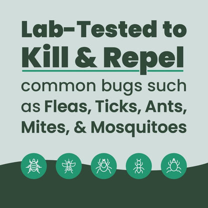 Using Cedarcide bug spray on outdoor hiking gear
