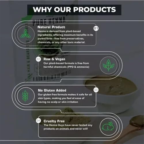 Authentic USA imported henna powder for hair and beard
