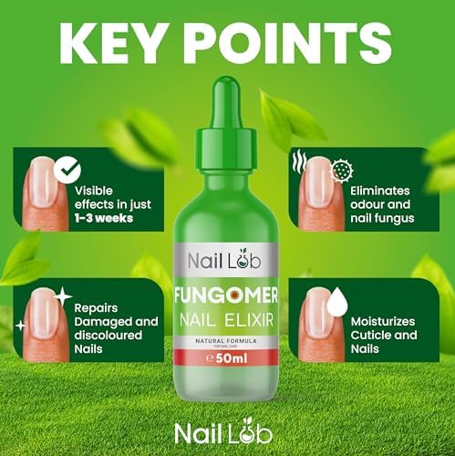 Tea Tree Oil nail repair solution with brush applicator and nail file